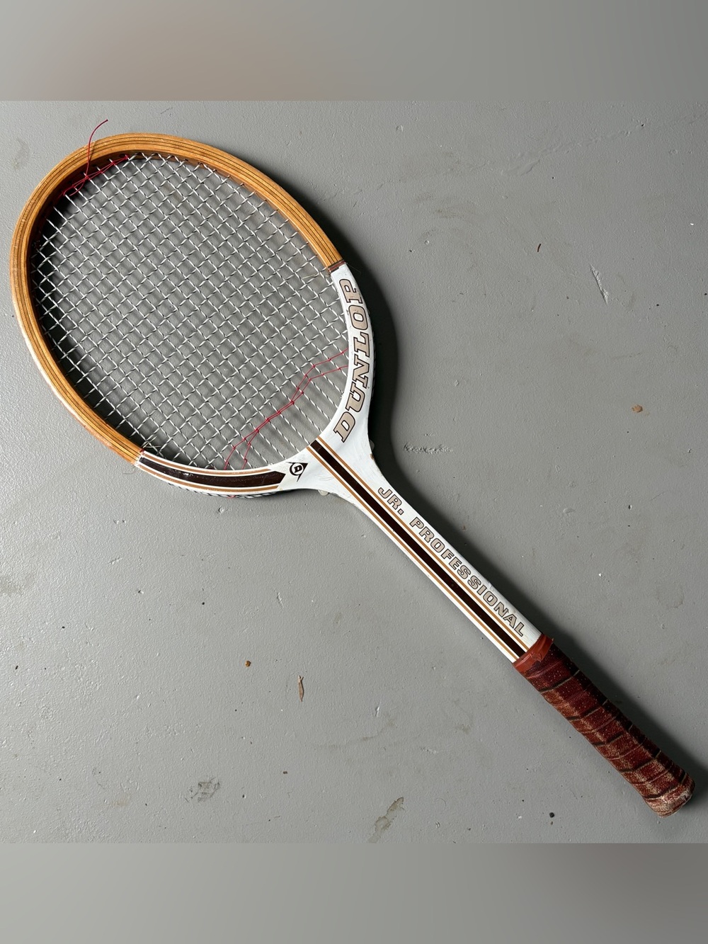 Vintage Wood DUNLOP Jr. Professional Junior Tennis Racket Racquet